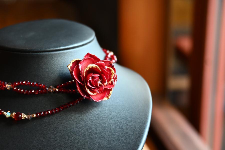 プリンセスローズチョーカー　PDF355