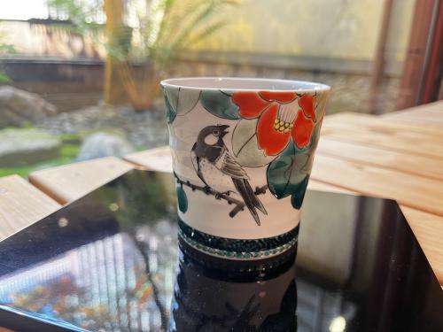 ロックカップ　椿シジュウカラ