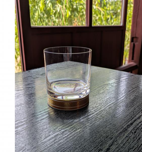 ロックグラス　金襴手桜