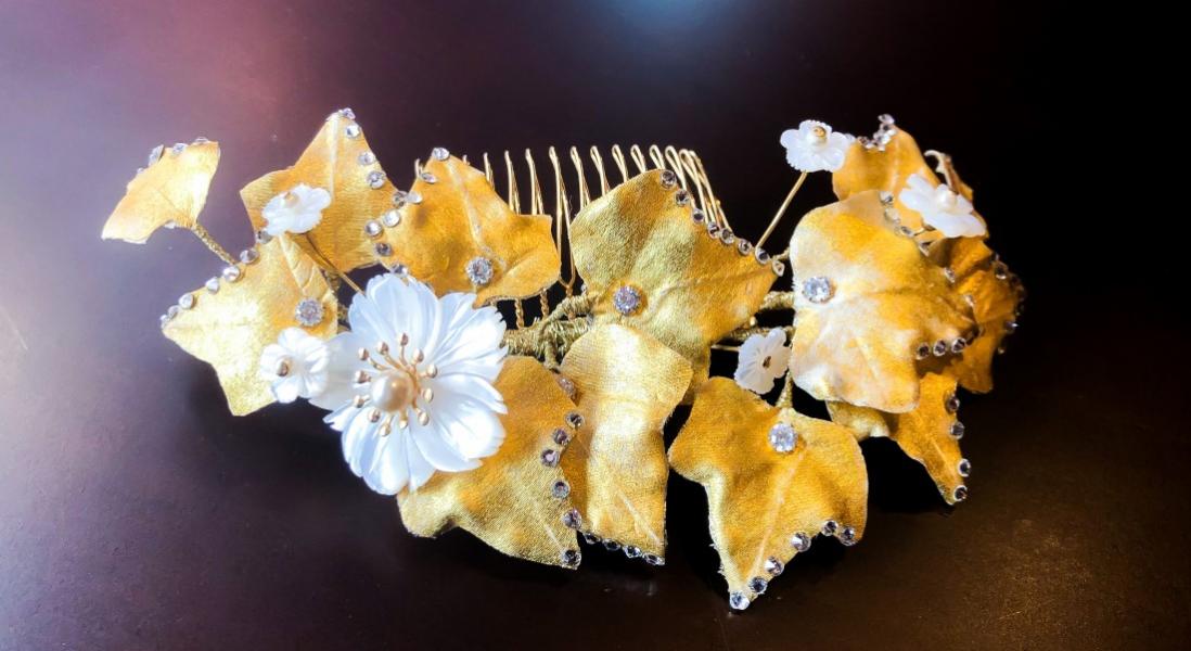 桜のヘア飾り　S-31