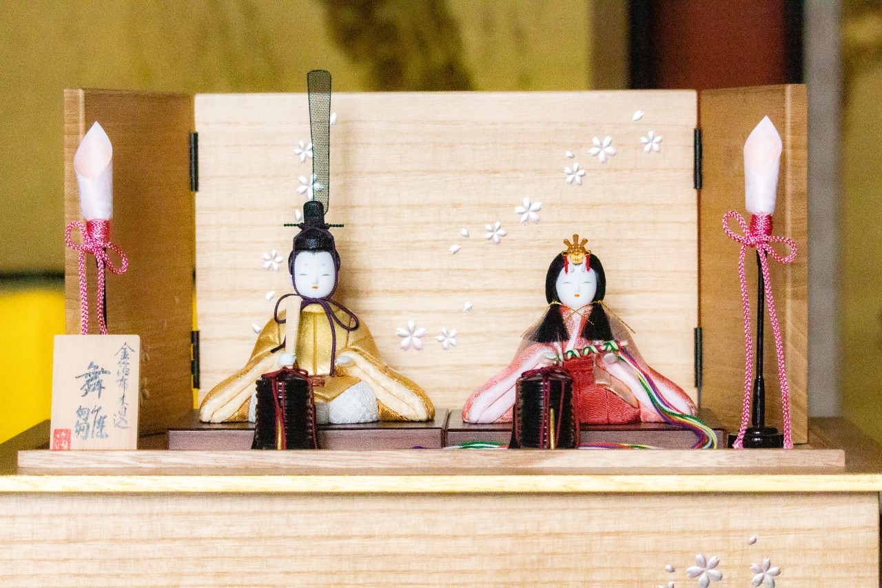 立ち雛（皇宮立ち雛）木目込み人形 立ち雛（皇宮立ち雛）木目込み人形 パステルカラーの立ち雛木目込み